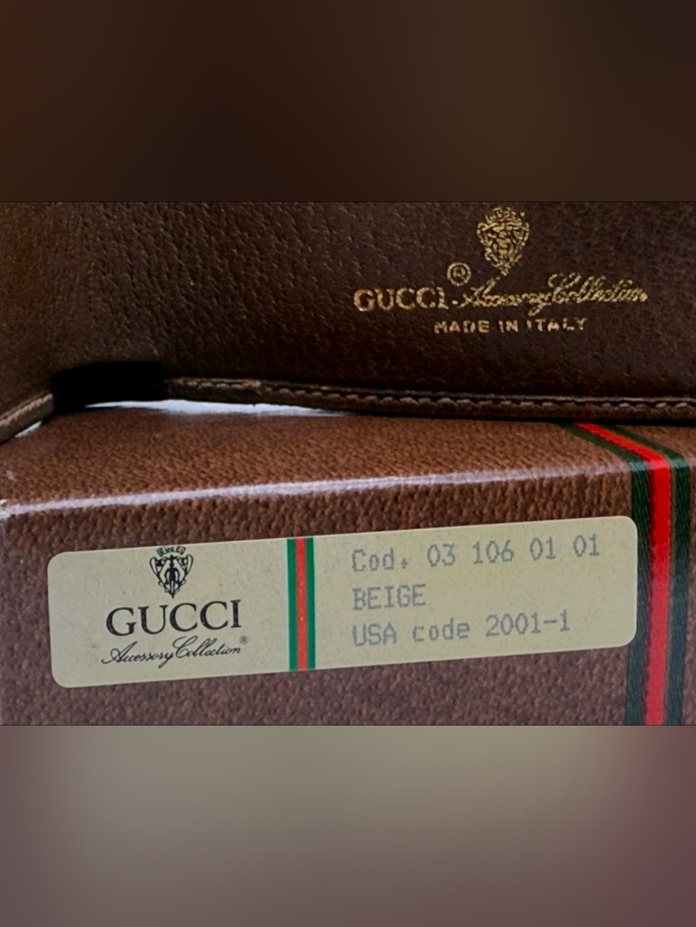 Gucci Beige GG Canvas & Leather Bifold Wallet with Web Stripe - Picture 7 of 10